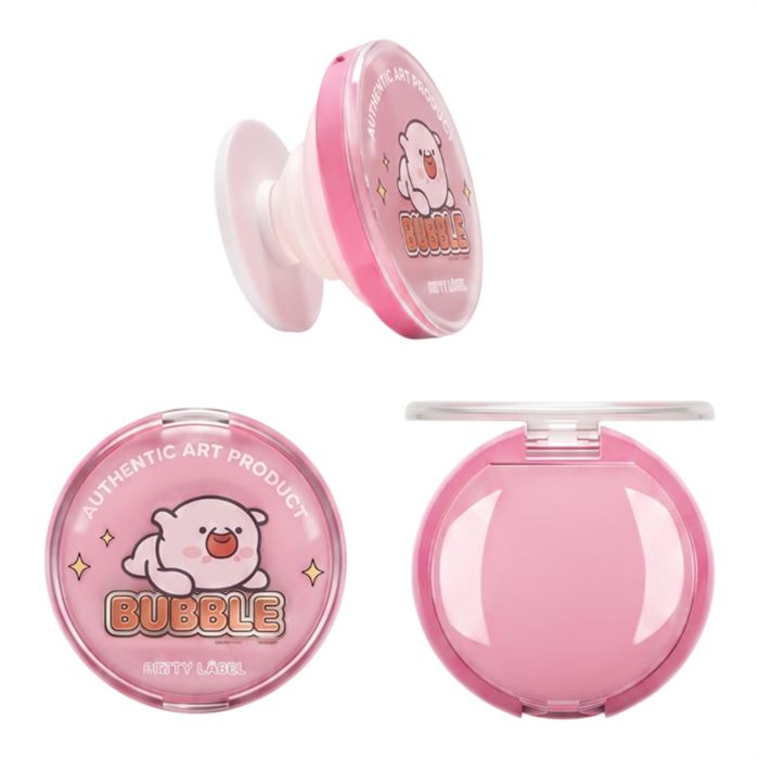 Cute Pig Phone Stand Blush Compact