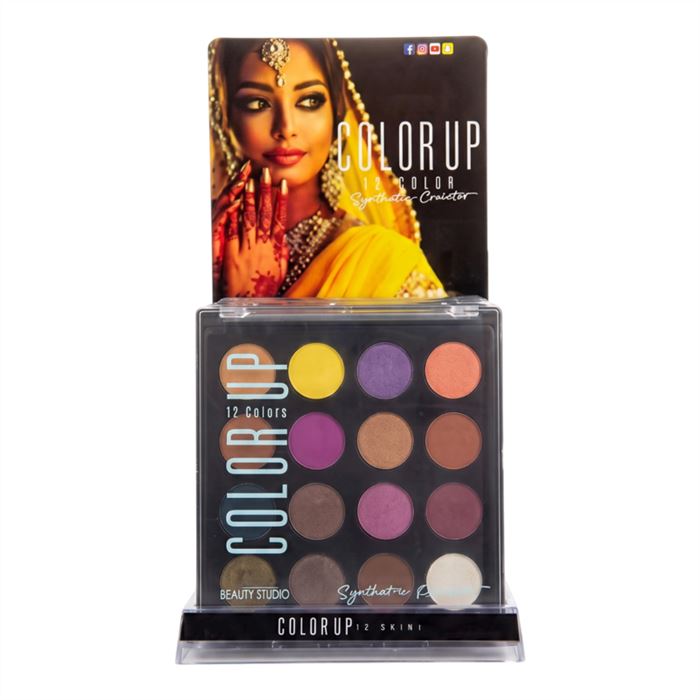Vibrant 16-Color Eyeshadow Palette