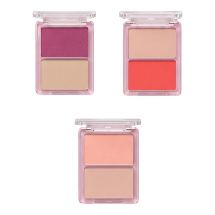 Dual-Tone Cream Blush Palette