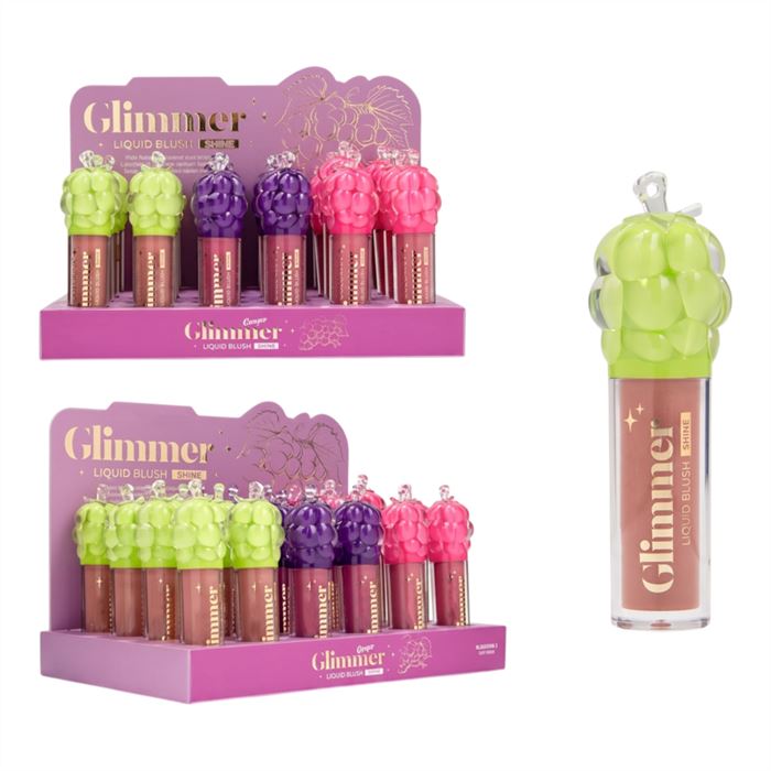Sheer Glossy Grape Water Glow Lip Glaze